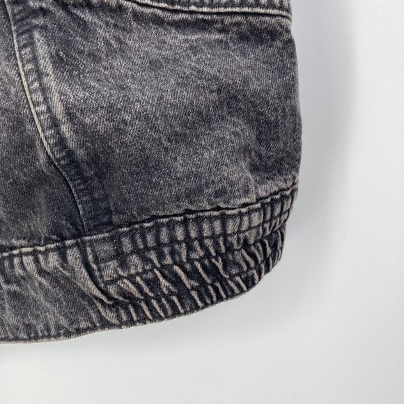 Sezane Women's Tim Jacket Vest Black Grey Denim Size Small NWT - Picture 5 of 10